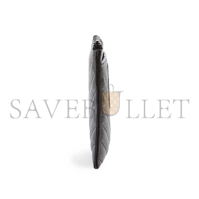 YSL MONOGRAMME QUILTED CALFSKIN ZIP POUCH 423297 (23*13*1cm)